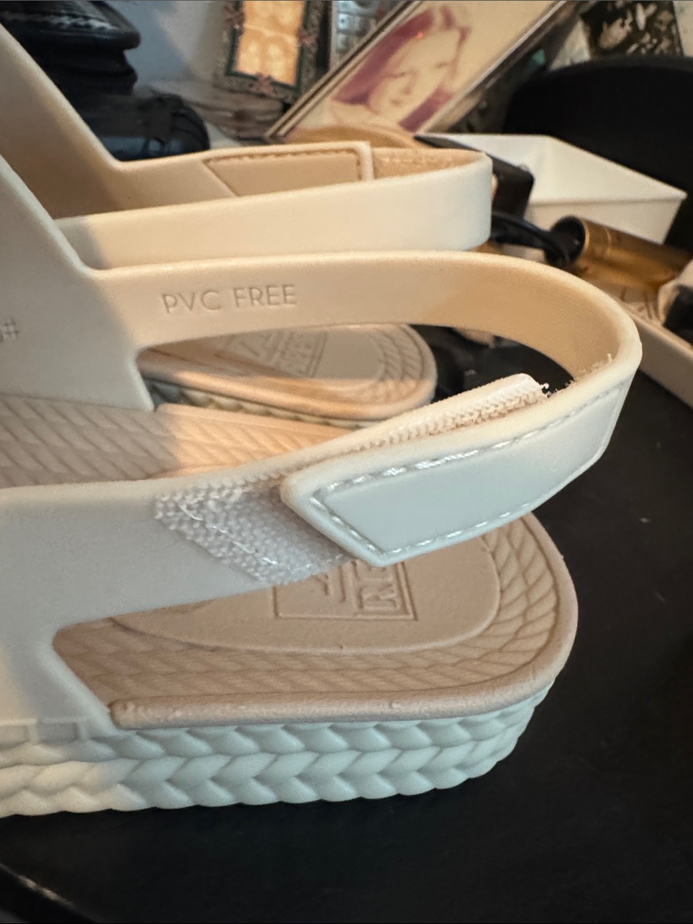 Reef ivory Women's Slingback Sandals - Comfortable Summer Straps, waterproof—SZ6 - Picture 3 of 6